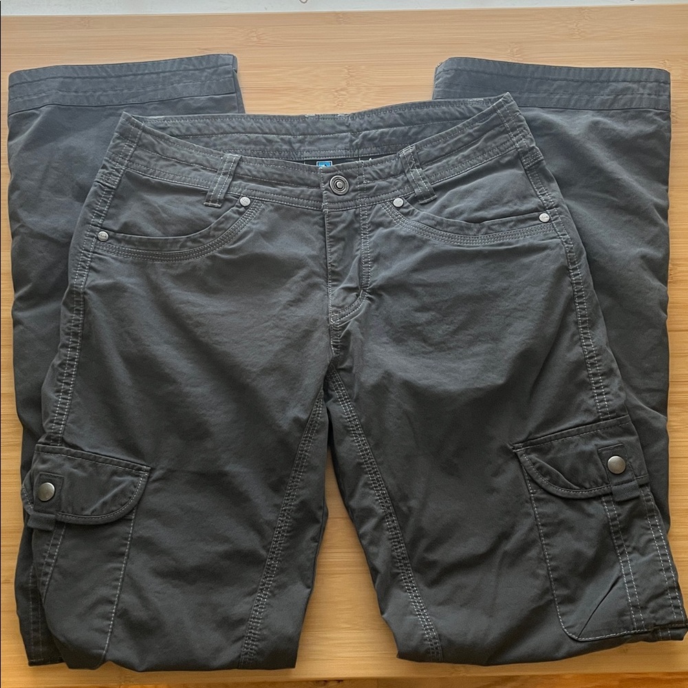 Kuhl Splash Roll Up Pants Shadow Gray 4 Women's Cargo Outdoor Utility Pants